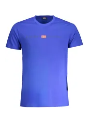 "Stylisches Blaues Rundhals T-Shirt mit NORWAY 1963 Logo"