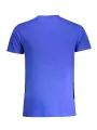 "Stylisches Blaues Rundhals T-Shirt mit NORWAY 1963 Logo"