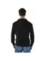 Schwarzer Kapuzenpullover mit Drachenmotiv