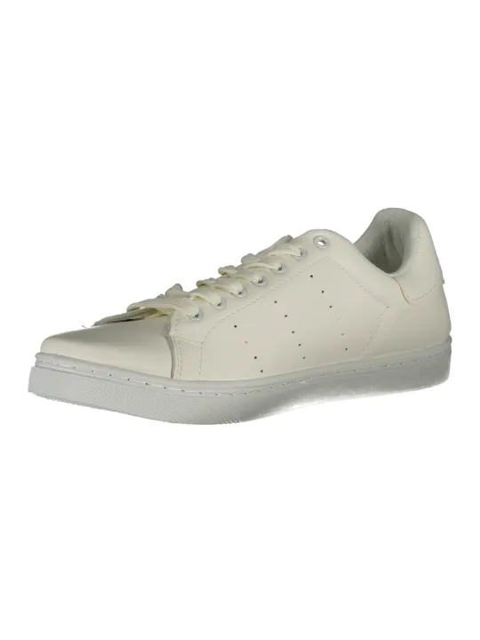 "NORWAY 1963: Weiße Sneakers mit Kontrastdetails"