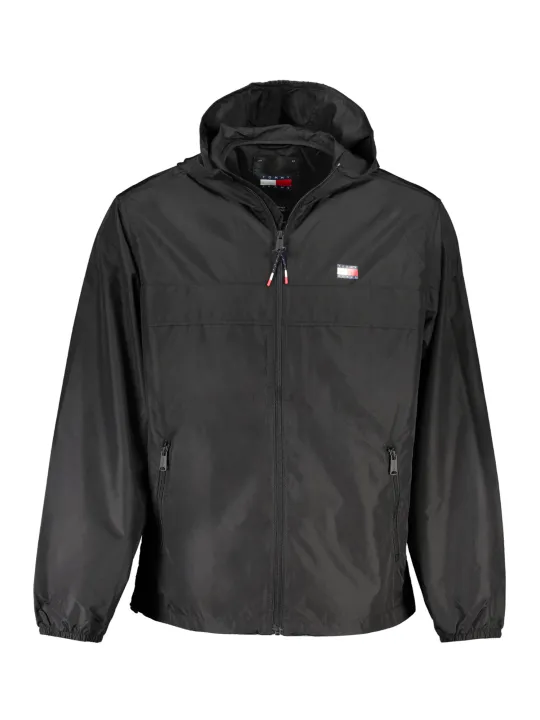"Tommy Hilfiger Jacken im Sale | Sportjacke mit Kapuze und Taschen Recycelt Tommy Hilfiger online kaufen"|Planet-Deluxe