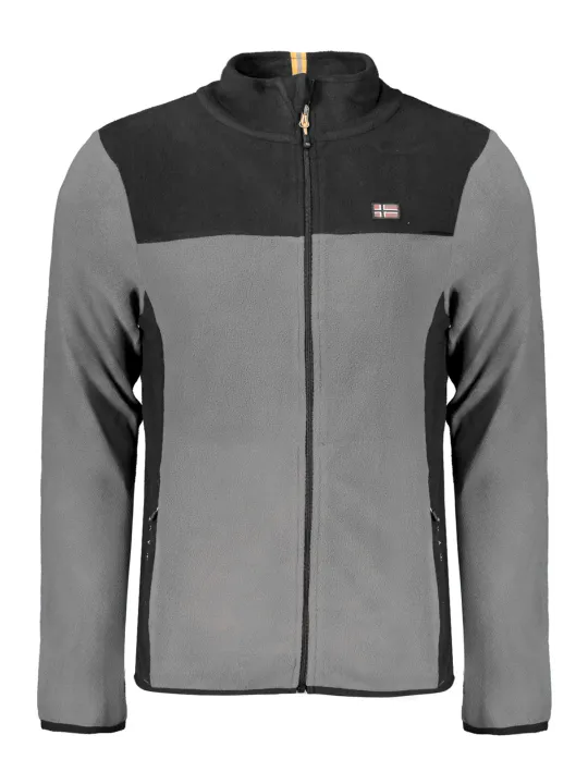 "Stylisches Fleece-Sweatshirt mit Taschen & Kontrastdetails"