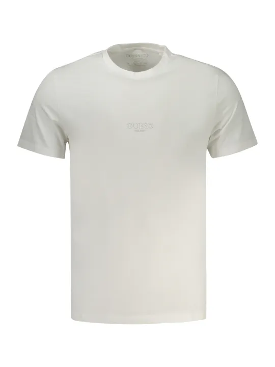 "GUESS JEANS T-Shirts im Sale | Kurzarmliges Slim Fit Rundhals TShirt mit Logo aus Bio-Baumwolle online kaufen"|Planet-Deluxe