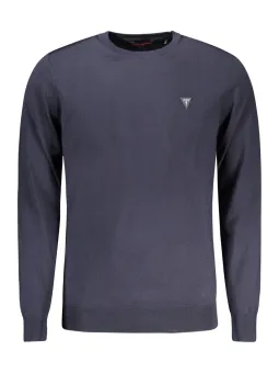 "Guess Jeans Pullover: Langarm, Rundhals, Logo-Applikation"