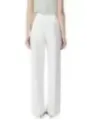 Weiße Hose mit hohem Bund