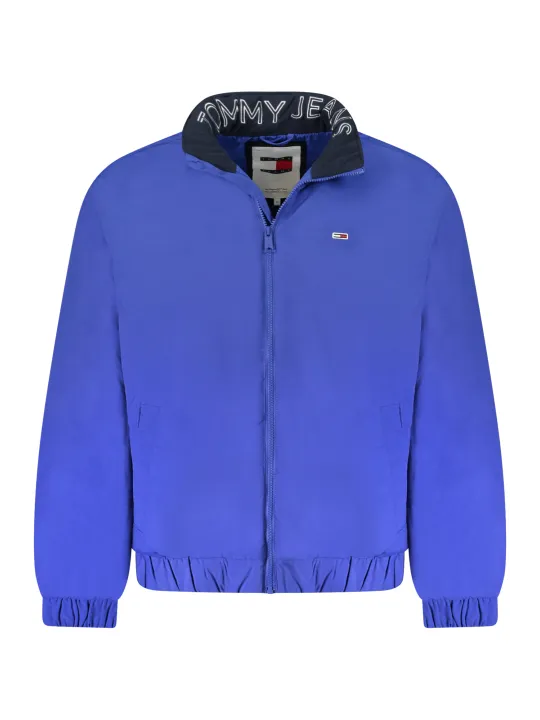 "Tommy Hilfiger Jacken im Sale | Kontrastjacke mit Taschen und Stickerei aus recyceltem Nylon online kaufen"|Planet-Deluxe