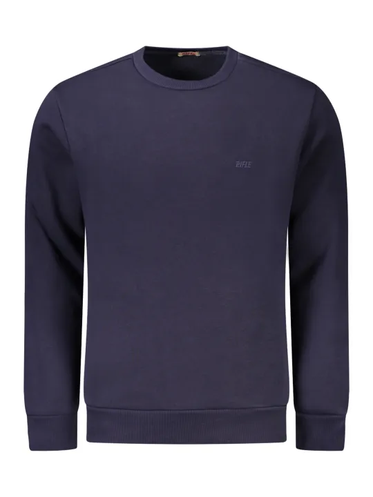 "RIFLE Sweatshirts im Sale | RIFLE RFF016 BLBLU Sweatshirt Rundhals Logo Applikation online kaufen"|Planet-Deluxe