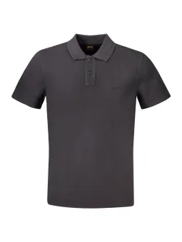 "Elegantes Boss Poloshirt Kurzarm mit Logo - 2 Knöpfe"