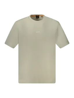 "Entspannter Bio-Baumwoll T-Shirt mit Boss Logo – Nachhaltig"