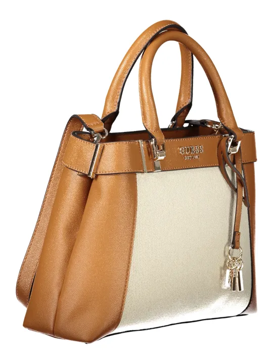 "GUESS JEANS Einzelstücke & Seltenheiten im Sale | GUESS JEANS Anadela Tasche - Vielseitige Handtasche mit Verstellbarem & Abnehmbarem Schultergurt, Mehreren Fächern und Kontrast online kaufen"|Planet-Deluxe
