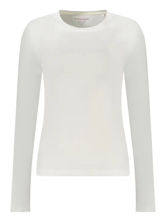 "GUESS JEANS T-Shirts im Sale | GUESS JEANS Bio-Baumwolle T-Shirt mit Logo Stickerei online kaufen"|Planet-Deluxe