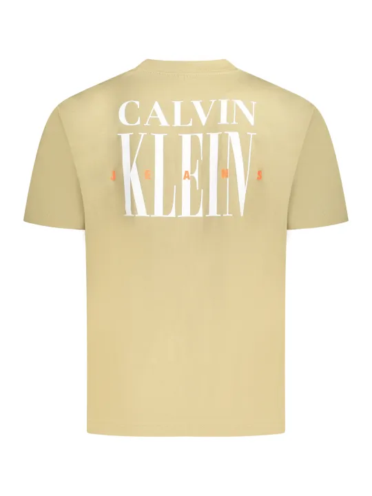"Calvin Klein T-Shirts im Sale | Calvin Klein Bio Baumwolle TShirt mit Logo Stickerei online kaufen"|Planet-Deluxe