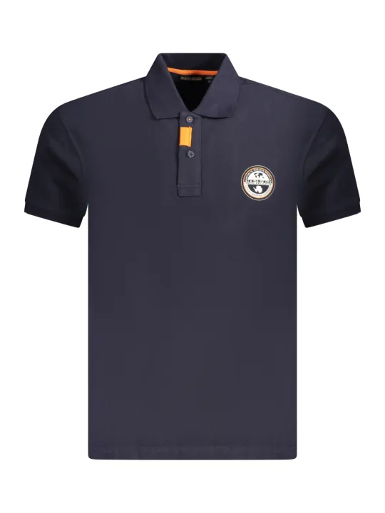 "Napapijri Poloshirts im Sale | Locker-Polo mit Kontrastdetails und Logo von Napapijri online kaufen"|Planet-Deluxe