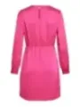 Pinkes Vila Kleid mit Schlitz