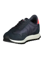 "Blauer Sneakers im Sale | KONTRAST-SNEAKER MIT LOGO UND SCHNÜRSENKEL online kaufen"|Planet-Deluxe