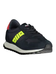 "Blauer Sneakers im Sale | KONTRAST-SNEAKER MIT LOGO UND SCHNÜRSENKEL online kaufen"|Planet-Deluxe