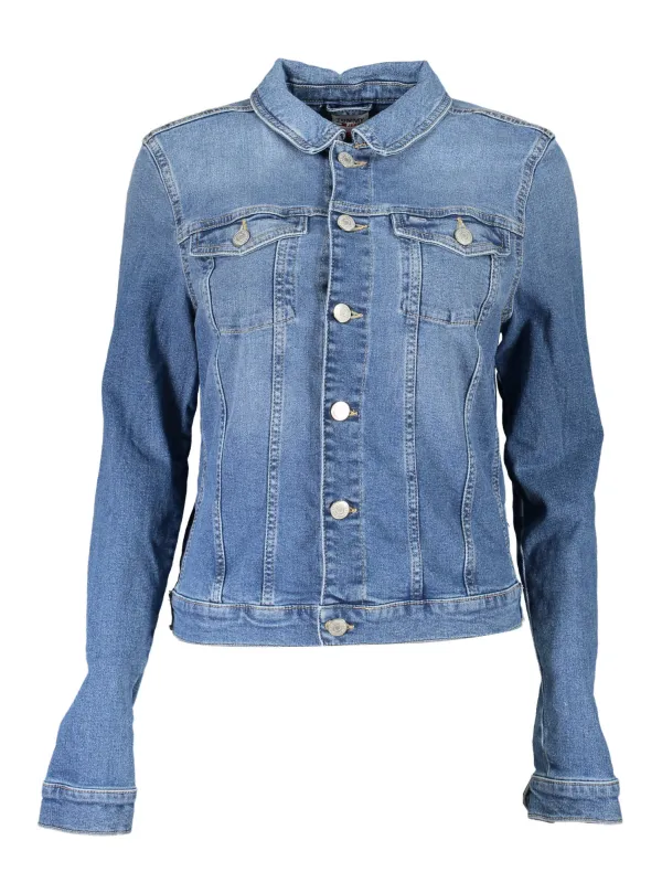 "Tommy Hilfiger Jacken im Sale | Verwaschene Jeansjacke mit Stickerei und Logo von Tommy Hilfiger online kaufen"|Planet-Deluxe