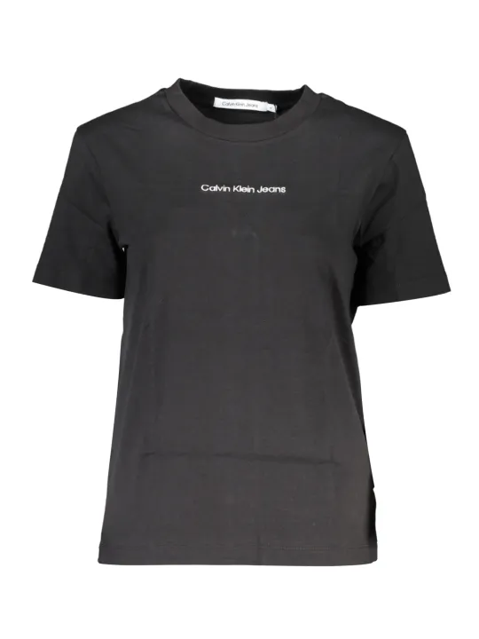 "Calvin Klein T-Shirts im Sale | Calvin Klein Kontrast TShirt mit Stickerei Logo online kaufen"|Planet-Deluxe