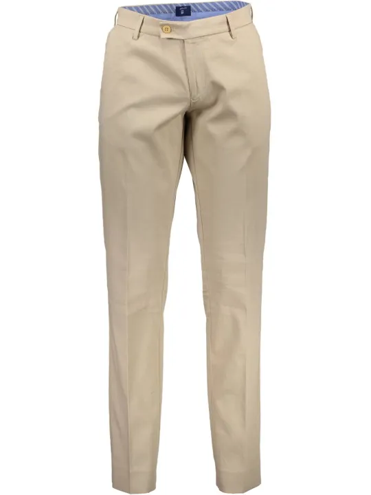 "GANT Hosen im Sale | GANT Beige Hose mit 4 Taschen und Logo online kaufen"|Planet-Deluxe