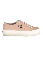 "Calvin Klein Sneakers im Sale | Calvin Klein Plateau Sneaker Print Rosa online kaufen"|Planet-Deluxe