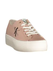 "Calvin Klein Sneakers im Sale | Calvin Klein Plateau Sneaker Print Rosa online kaufen"|Planet-Deluxe