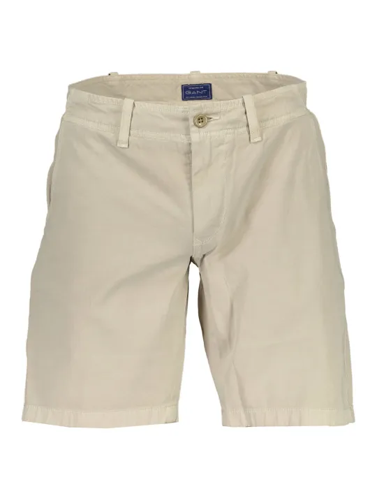 "GANT Hosen im Sale | GANT Bio-Baumwolle Bermuda mit 4 Taschen Beige Hose online kaufen"|Planet-Deluxe