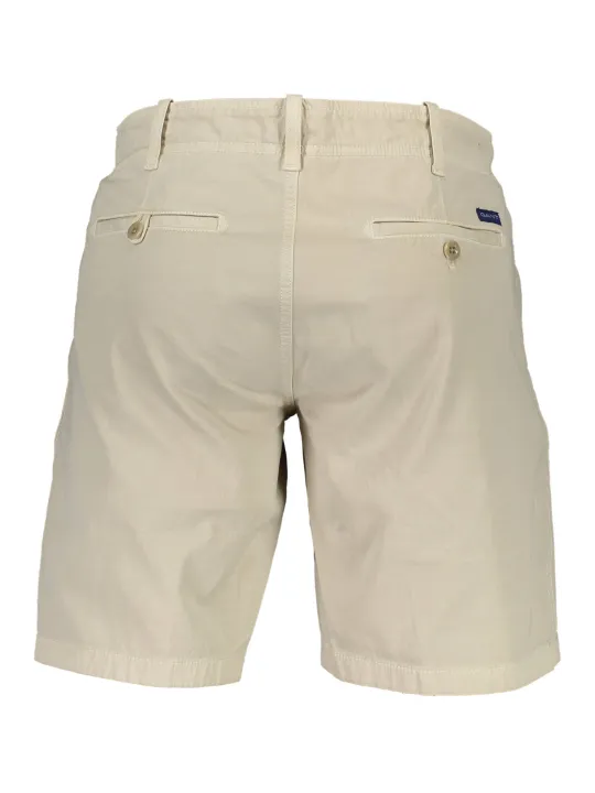 "GANT Hosen im Sale | GANT Bio-Baumwolle Bermuda mit 4 Taschen Beige Hose online kaufen"|Planet-Deluxe