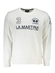 "LA MARTINA Sweatshirts im Sale | Langarm Sweatshirt Rundhals Kontrast Details Logo La Martina online kaufen"|Planet-Deluxe