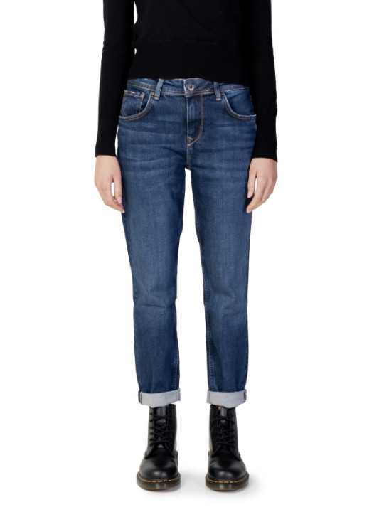 Pro Winter günstig Kaufen-Pepe Jeans - Pepe Jeans Jeans Donna. Pepe Jeans - Pepe Jeans Jeans Donna <![CDATA[Marke: Pepe Jeans Art: Frau Typologie: Jeans Jahreszeit: Herbst / Winter PRODUKTDETAILS • Farbe: blau • Muster: einfarbig • Verschluss: Reißverschluss und Knopf • T