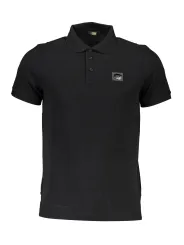 "Cavalli Class Poloshirts im Sale | Cavalli Class Schwarz Polo mit Print und Logo online kaufen"|Planet-Deluxe