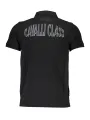 "Cavalli Class Poloshirts im Sale | Cavalli Class Schwarz Polo mit Print und Logo online kaufen"|Planet-Deluxe