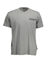 "Napapijri T-Shirts im Sale | Napapijri Kurzarmshirt Rundhals Logo Grigio Quintinoss online kaufen"|Planet-Deluxe
