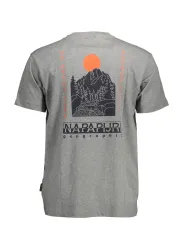 "Napapijri T-Shirts im Sale | Napapijri Kurzarmshirt Rundhals Logo Grigio Quintinoss online kaufen"|Planet-Deluxe