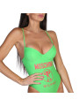 Grüner Moschino Body mit Logo