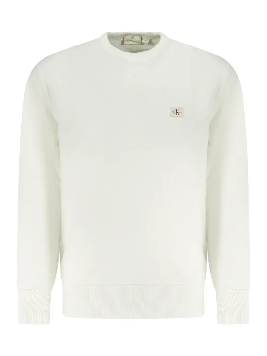 "Calvin Klein Sweatshirts im Sale | Nachhaltiger Calvin Klein Sweatshirt Rundhals Kontrastdetails online kaufen"|Planet-Deluxe