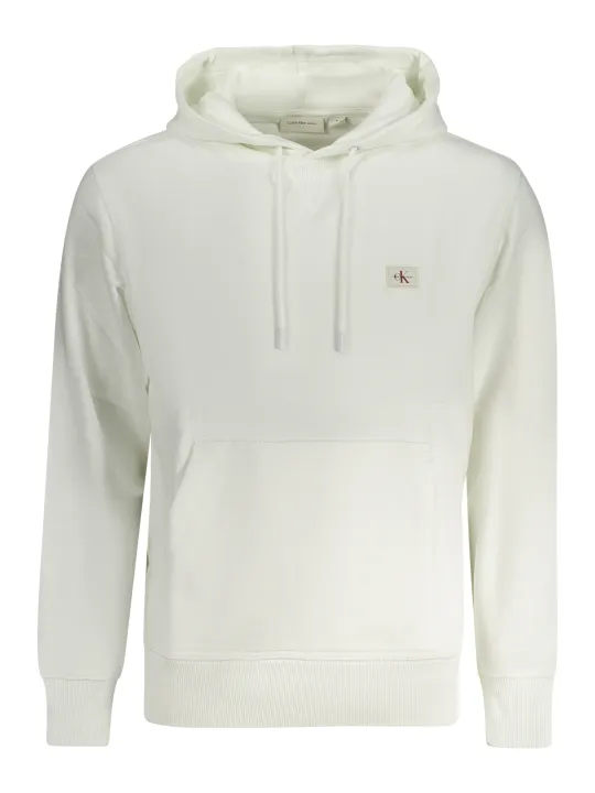 "Calvin Klein Sweatshirts im Sale | Regeneratives Calvin Klein Kapuzensweatshirt mit Tasche online kaufen"|Planet-Deluxe