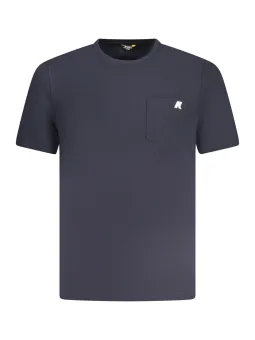 "K-WAY Kurzarm T-Shirt: Stylisch mit Rundhals & Logo-Tasche"