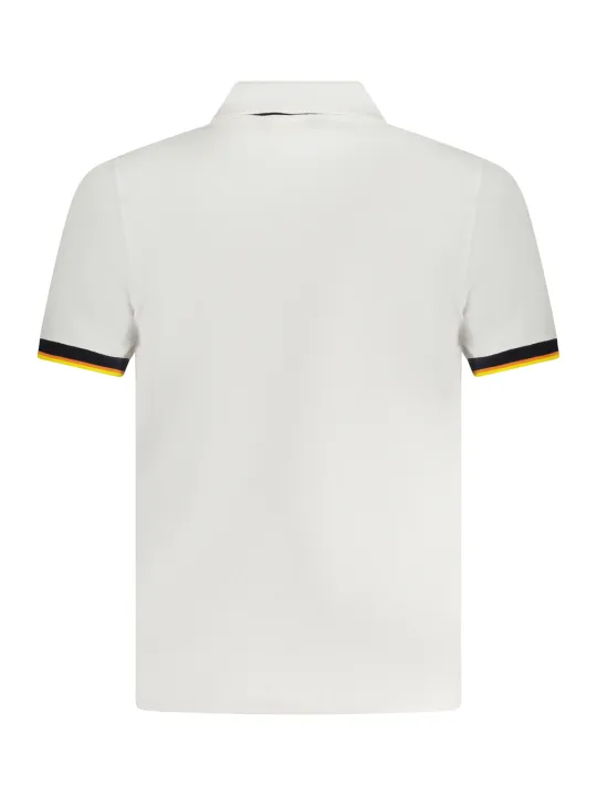 "K-WAY Poloshirts im Sale | Kurzarm Poloshirt 2 Knoepfe Kontrastdetails Logo KWAY online kaufen"|Planet-Deluxe