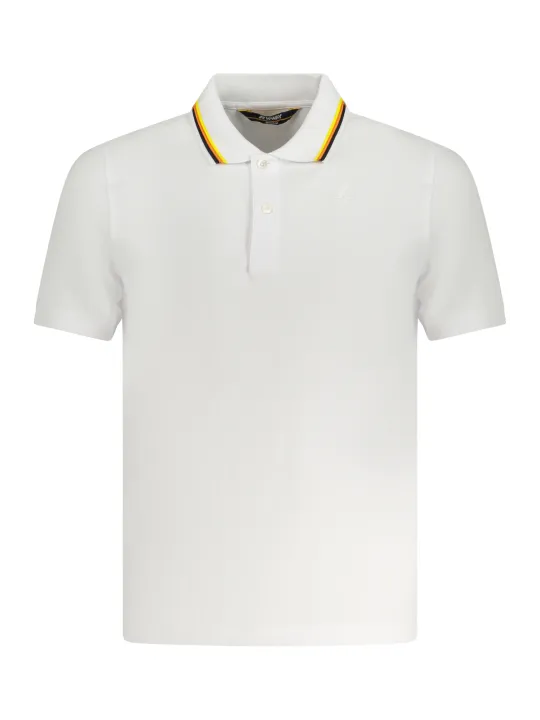 "K-WAY Poloshirts im Sale | Kurzarm Polo mit Kontrastdetails und Logo von KWAY online kaufen"|Planet-Deluxe