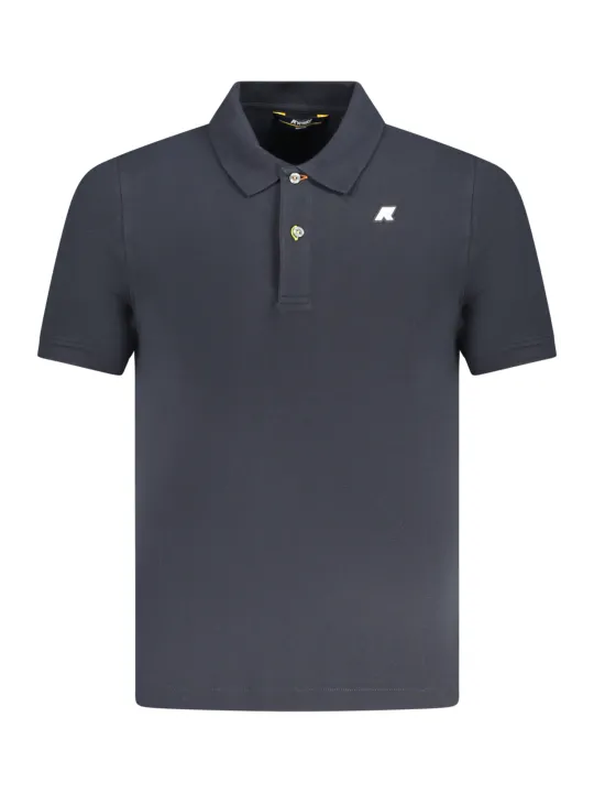 "K-WAY Poloshirts im Sale | Kurzarm Polo mit Applikation und Logo KWAY Vinnie Pique Schwarz online kaufen"|Planet-Deluxe
