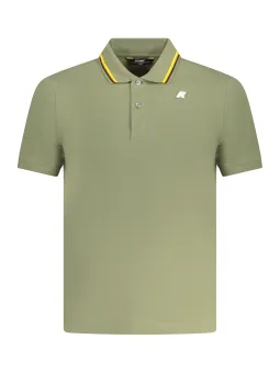 "Kontrast Polo mit Logo – Stilvolles KWAY Poloshirt"