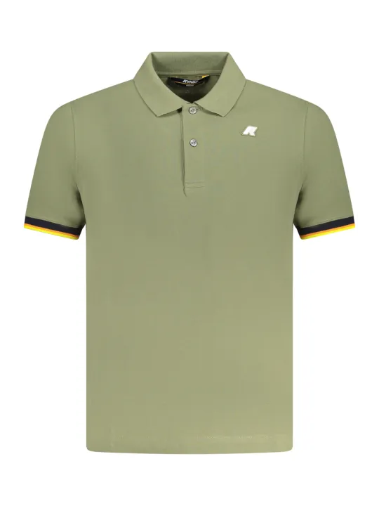 "K-WAY Poloshirts im Sale | Kontrast Polohemd mit Logo und Applikation KWAY online kaufen"|Planet-Deluxe