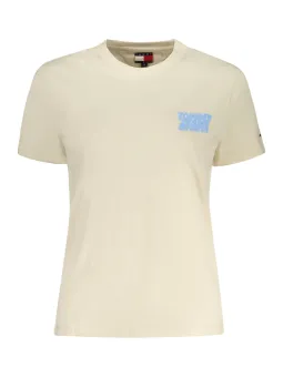 Tommy Hilfiger Damen T-Shirt - Logo, 95% Reg. Baumwolle