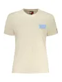 "Tommy Hilfiger T-Shirts im Sale | Tommy Hilfiger Damen T-Shirt DW0DW21338_BEACG - Kurzarm, Rundhals, Druck & Stickerei, Logo, 95% Regenerative Baumwolle online kaufen"|Planet-Deluxe