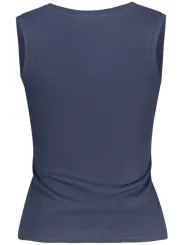 "Tommy Hilfiger Hemden im Sale | Tommy Hilfiger Damen Tanktop DW0DW20673_BLC1G - Weiter Ausschnitt, Stickerei Logo, 95% Regenerative Baumwolle online kaufen"|Planet-Deluxe