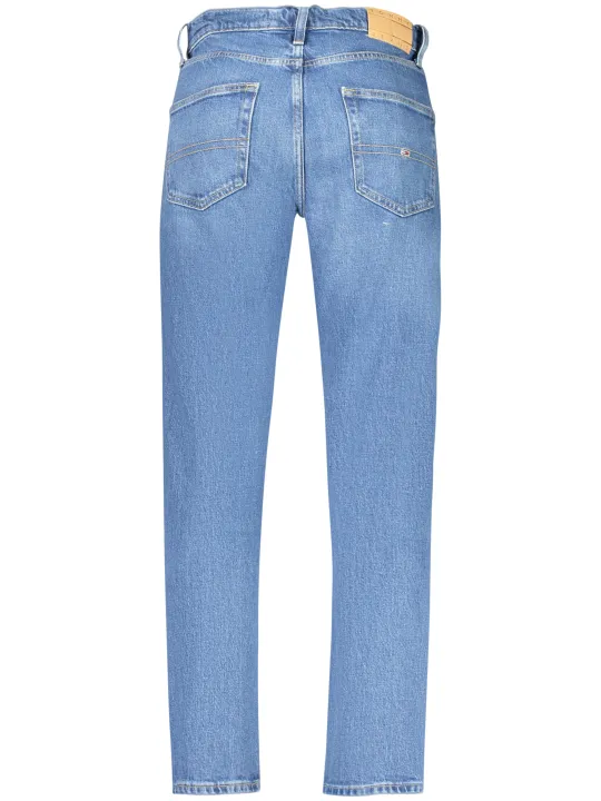 "Tommy Hilfiger Jeans im Sale | TAPERED DAD JEANS MIT STICKEREI UND LOGO AUS REG. BAUMWOLLE online kaufen"|Planet-Deluxe