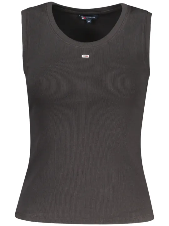 "Tommy Hilfiger Hemden im Sale | Tommy Hilfiger Damen Tanktop DW0DW20673_NEBDS - Weiter Ausschnitt, Stickerei-Logo, 95% Regenerative Baumwolle Hemd online kaufen"|Planet-Deluxe
