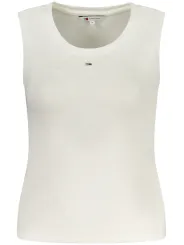 "Tommy Hilfiger Hemden im Sale | Tommy Hilfiger Damen Tanktop DW0DW20673_BIYBL - Weiter Ausschnitt, Besticktes Logo, 95% Regenerative Baumwolle online kaufen"|Planet-Deluxe