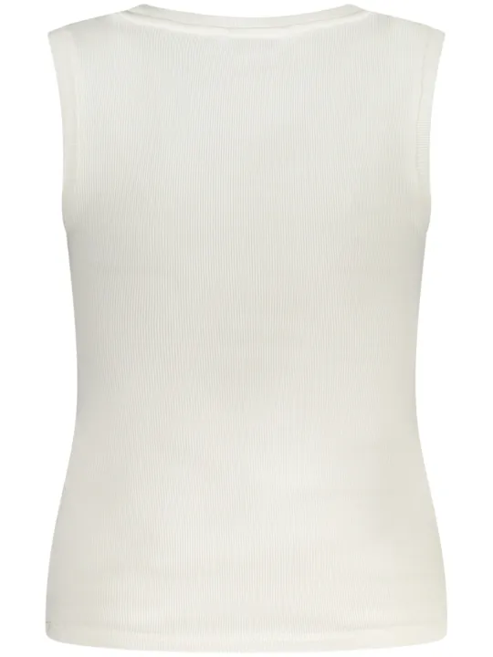 "Tommy Hilfiger Hemden im Sale | Tommy Hilfiger Damen Tanktop DW0DW20673_BIYBL - Weiter Ausschnitt, Besticktes Logo, 95% Regenerative Baumwolle online kaufen"|Planet-Deluxe