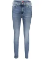 "Tommy Hilfiger Jeans im Sale | **Tommy Hilfiger DW0DW20655_BL1A5: Zeitlose 5-Pocket-Jeans, Sylvia High Skinny mit Washed-Effekt, Knopf und Reißverschluss, Log online kaufen"|Planet-Deluxe